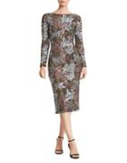 Dress The Population Brenna Multi-colored Sequined Bodycon Dress