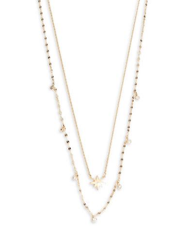 Tai Double Chain Starburst Necklace
