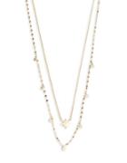 Tai Double Chain Starburst Necklace