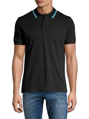 Boss Logo Cotton Polo