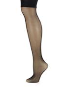 Dkny Graphic Seam Micronet Thigh Highs