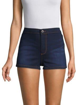 Miss Selfridge High Waisted Denim Shorts