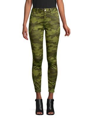 Design Lab Camo-print Skinny Jeans