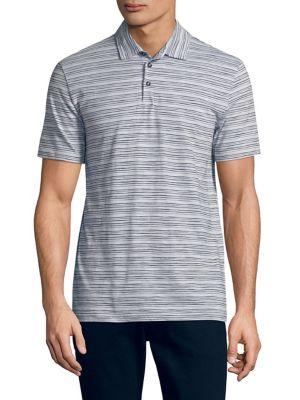 Hugo Boss Striped Cotton Polo