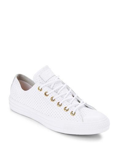Converse Perforated Leather Unisex Sneakers
