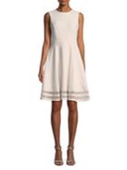 Calvin Klein Petite Illusion Hem Fit-&-flare Dress