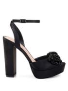 Jewel Badgley Mischka Zina Peep-toe Platform Sandal