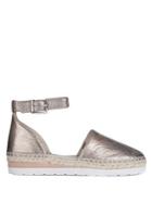 Kenneth Cole New York Babbott Leather Ankle Strap Espadrilles