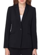 Tahari Arthur S. Levine Classic-fit Solid One-buttoned Jacket