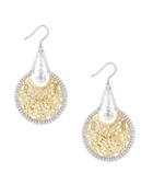 Lucky Brand Under The Influence Crystal Statement Earrings