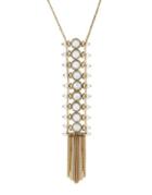 Lucky Brand Key Items Mother-of-pearl Ladder Necklace