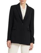 Donna Karan One-button Long Jacket