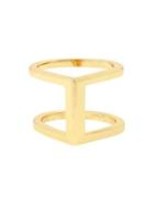 Bcbgeneration Future Femme Geometric Double Row Open Ring