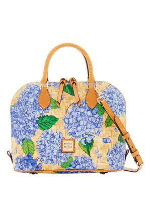 Dooney & Bourke Zip Floral Satchel