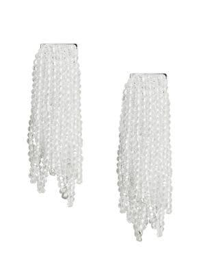 Mango Florida Beaded Tassel Earrings