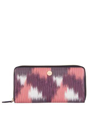 Lodis Boho Perla Zip-around Leather Wallet
