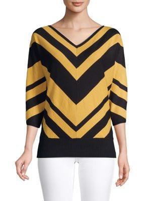 Premise Chevron V-neck Top