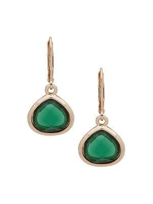 Anne Klein 2-pair Stone Drop Earrings