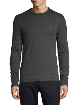 Original Penguin Reversible Long-sleeve Cotton-blend Tee