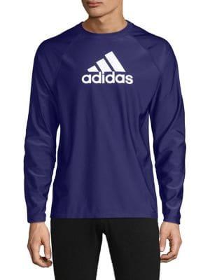 Adidas Logo Raglan-sleeve Top
