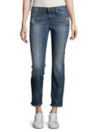 True Religion Sara Marble Ripped Jeans