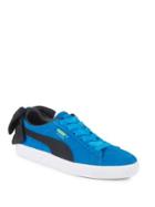 Puma Bow Suede Sneakers