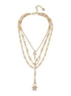 Bcbgeneration Starry Eyed Goldtone & Crystal Pave Star Layered Necklace
