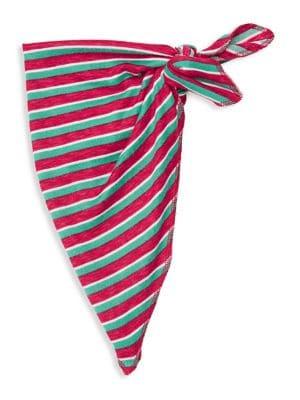 Roudelain Striped Square Scarf