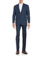 Lauren Ralph Lauren Classic-fit Two-piece Birds-eye Wool Suit