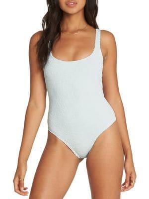 Billabong Textured High-cut 1-piece Swimsuit