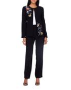 Tahari Arthur S. Levine Petite Floral Jacket And Pants Suit