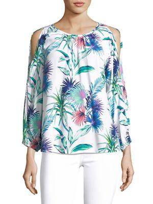 Tommy Bahama Fronds Ferdinan Three-quarter Sleeve Top