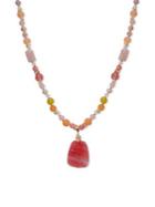 Anne Klein Crystal-embellished Pendant Necklace
