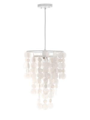 Safavieh 13-inch Pearl Capiz 1 Light Pendant