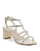 Caparros Insync Embellished Strappy Leather Sandals