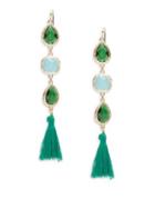 Design Lab Lord & Taylor Triple Faceted Earrings