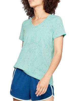 Under Armour Ua Tech Short-sleeve V-neck Marble Jacquard Tee
