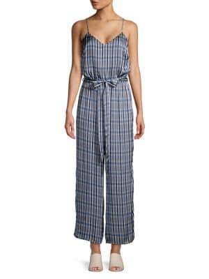 Bailey 44 Plaid V-neck Jumpsuit