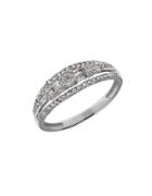 Lord & Taylor Diamond And 14k White Gold Variegated Ring, 0.5tcw