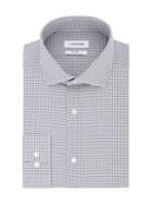 Calvin Klein Slim-fit Checkered-print Dress Shirt