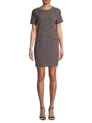 Dorothy Perkins Geometric-print Shift Dress