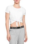 Under Armour Front-tie Short Sleeve Tee