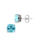 Effy Sterling Silver & Sky Blue Topaz Basket Stud Earrings
