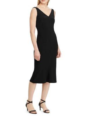 Lauren Ralph Lauren Sleeveless Jersey A-line Dress