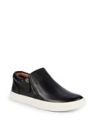 Gentle Souls Lowe Side-zip Leather Sneakers