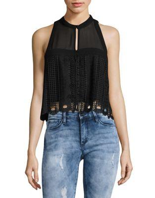Free People Rory Cropped Tank Top