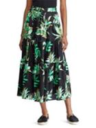 Lauren Ralph Lauren Floral Print Ruffle Skirt