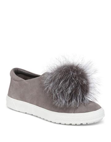 Delman Slip-on Fur Sneakers