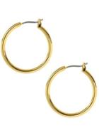 Anne Klein 12 Kt Goldplated Hoop Earrings