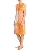 Dkny Colorblocked Sleeveless Dress
